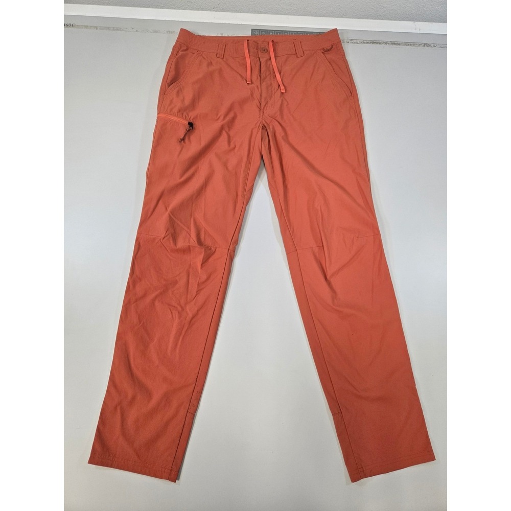 REI Co-op Mens Trailmade pants 34x32 Burnt Orange Hiking Stretch Outdoor 216255